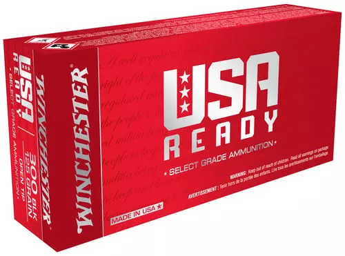 WINCHESTER USA READY 300BLK 125GR OPEN TIP 20RD BX 200RD CASE