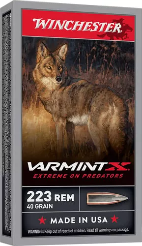 WINCHESTER VARMINT 223REM 40G 20RD POLY TIP