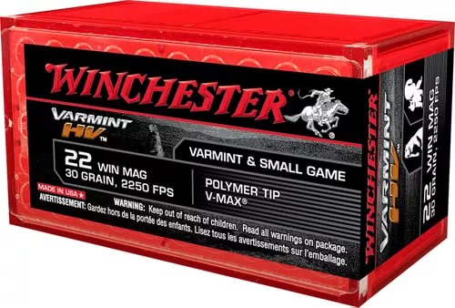 WINCHESTER VRMNT 22WM 30GR PLMY TIP 50RD BX 1000RD CASE