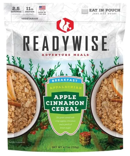 Wise Foods RW05802 Apple Cinnamon Cereal2.5 Servings 6 Per Case