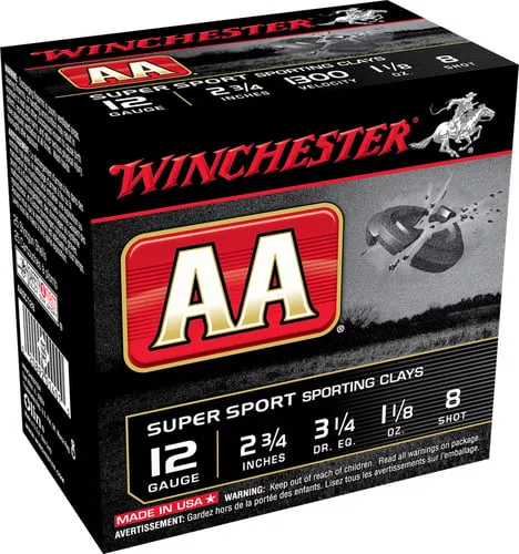WNCHST SPRT CLY 12G 23/4" 8SHT 100RD VPCK