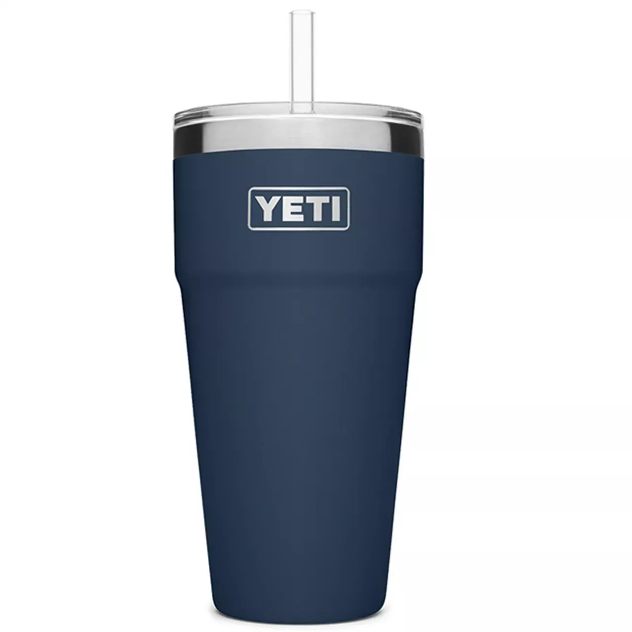 YETI Rambler 26 oz. Stackable Cup w/Straw Lid-Navy
