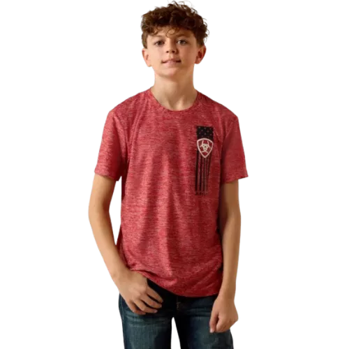 Youth Patriot Stripe Tee Shirt by Ariat