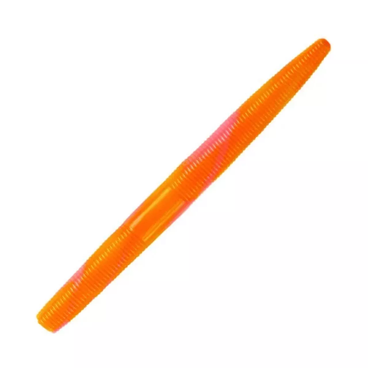 YUM Dinger 4" Soft Plastic Worm - Bubble Gum Lemon Swirl