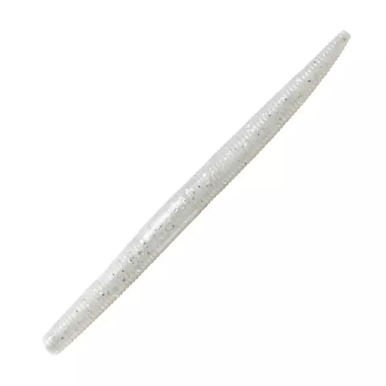 YUM Dinger 5" Soft Plastic Worm - Pearl Silver Flake