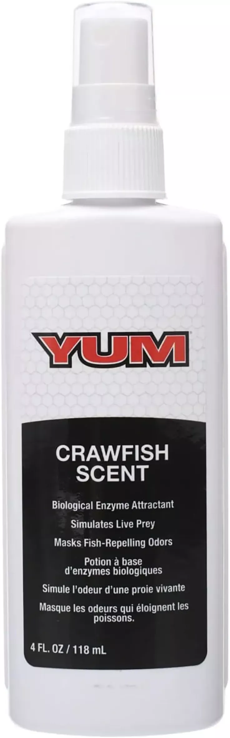 Yum Spray Attractant Crawfish Scent 4 oz. Spray Bottle YA4-02