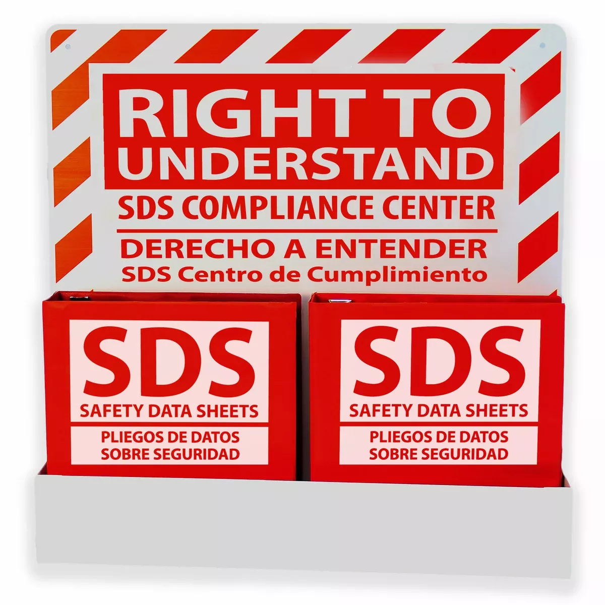 ZING GHS-SDS Station Double, Bilingual Empty