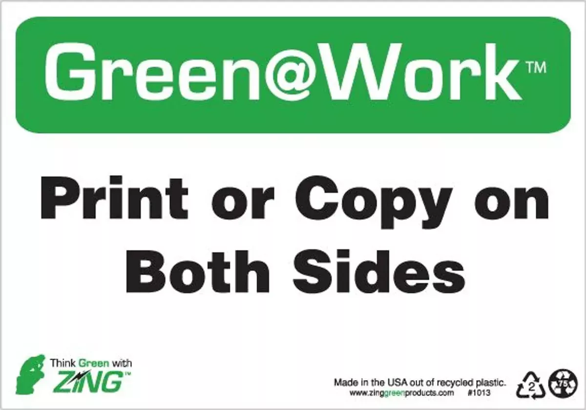 ZING Print or Copy on Both Sides' 10'x7'