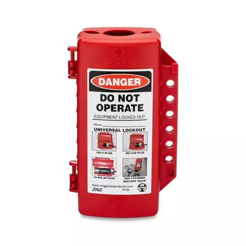 ZING Universal Forklift-Valve-Plug Lockout